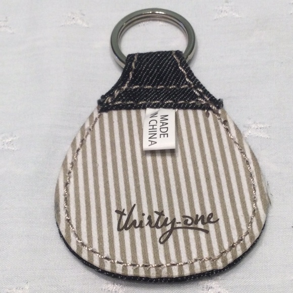 thirty-one Dark Wash Denim Keychain - Picture 2 of 2